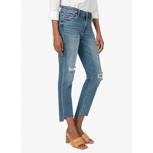 Kut From The Kloth Reese Ankle Straight Leg Jeans US Women's 00 Petite